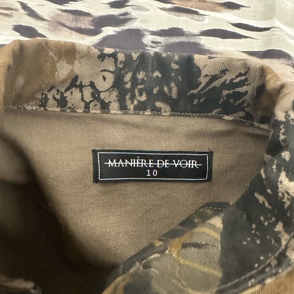 Maniere De Voir Camouflage Utility Jacket - Picture 4 of 5